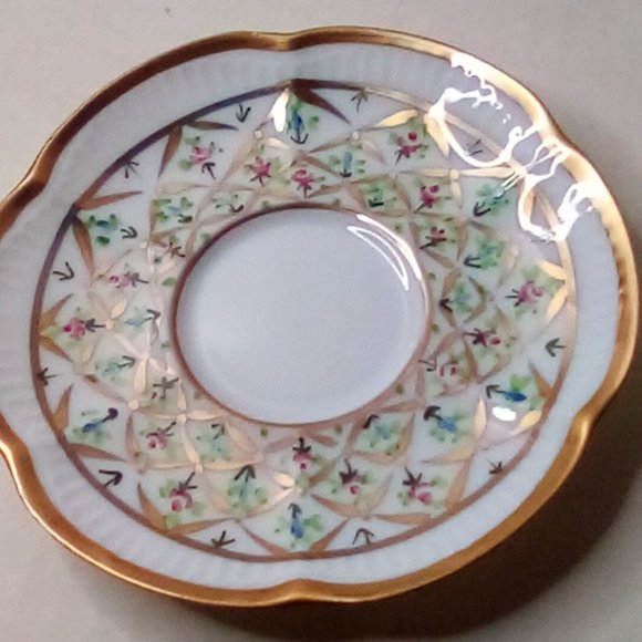 Limoges Peint Main Hand Painted Cup and Saucer - Picture 4 of 10